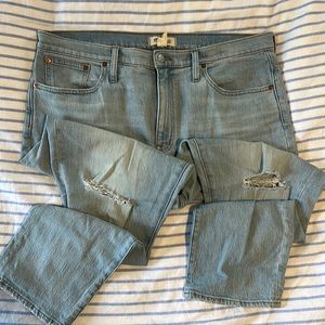 Madewell The High-rise Slim Crop Boyjean size 32